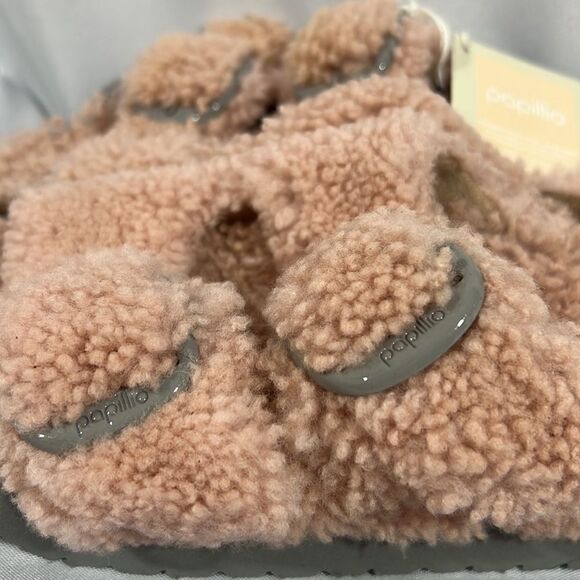 BIRKENSTOCK PAPILLIO DAYTONA SLIDE IN TEDDY CRYSTAL ROSE NWT ASSORTED SIZES - Picture 9 of 14